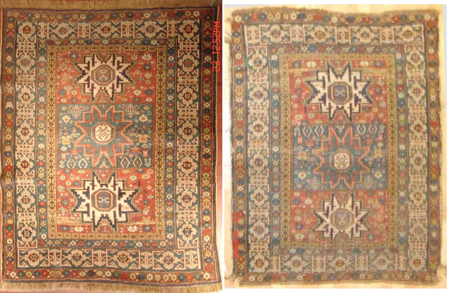 Rug Restoration Before and After 2